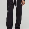 boohooMAN Relaxed Fit All Over Heart Printed Jogger | Trousers | Joggers