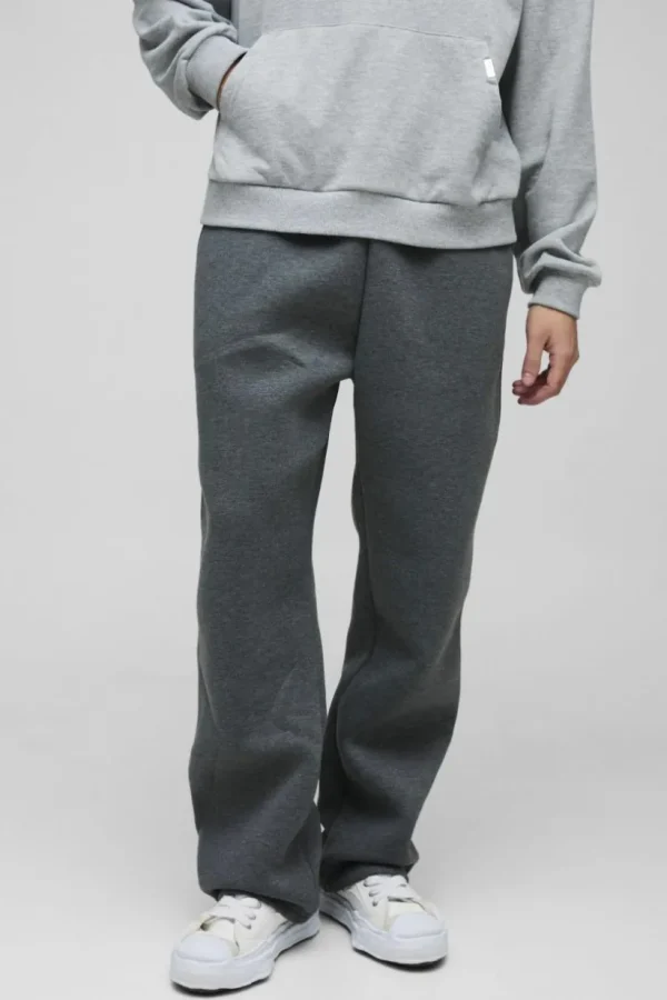 boohooMAN Relaxed Fit Marl Scuba Joggers | Joggers