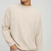 boohooMAN Relaxed Fit Ribbed Cross Knitted Jumper | Tracksuits | Sets & Coords