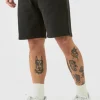 boohooMAN Relaxed Fit Super Heavyweight Jersey Short | Shorts