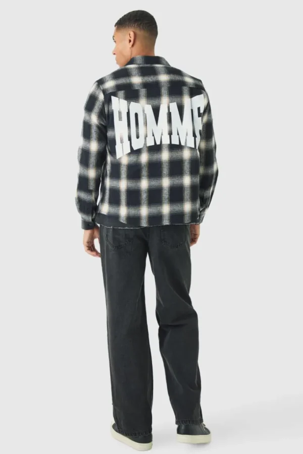 boohooMAN Relaxed Rigid Double Waistband Denim Jeans | Jeans