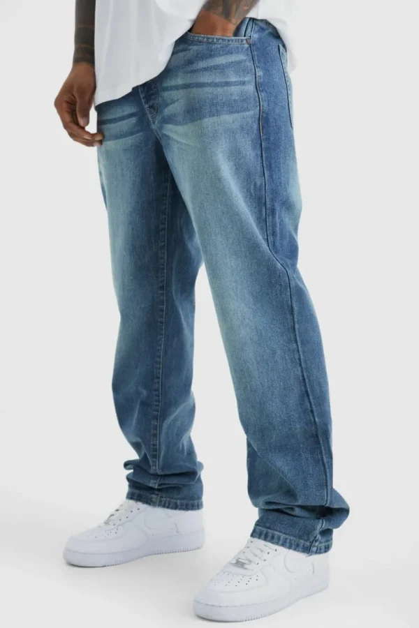 boohooMAN Relaxed Rigid Jean | Jeans