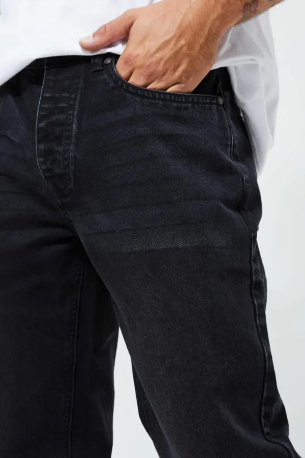 boohooMAN Relaxed Rigid Jeans | Going Out | Denim