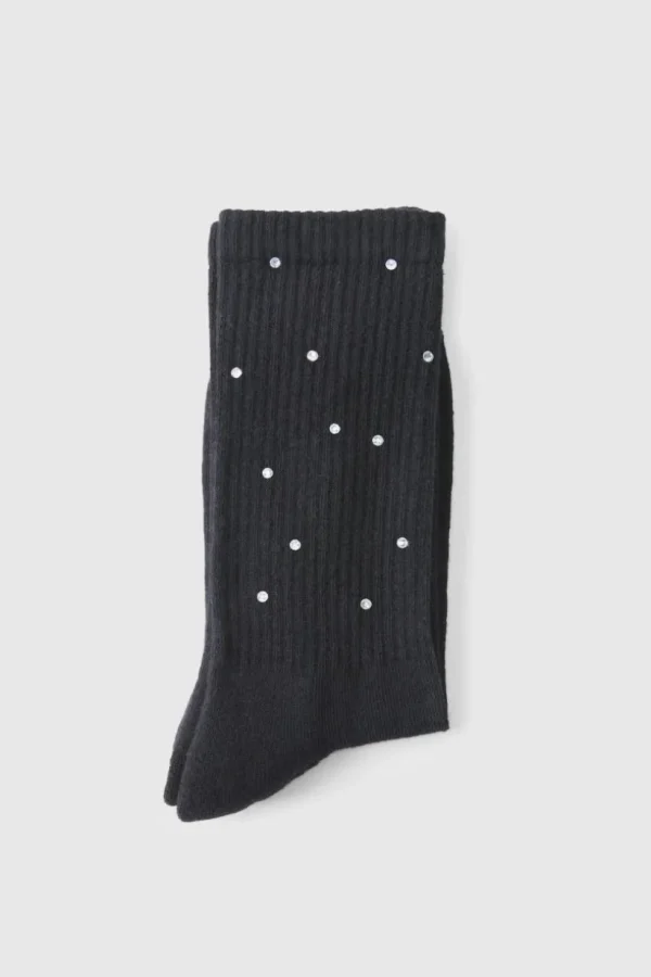 boohooMAN Rhinestone Socks | Underwear & Socks | Underwear & Socks