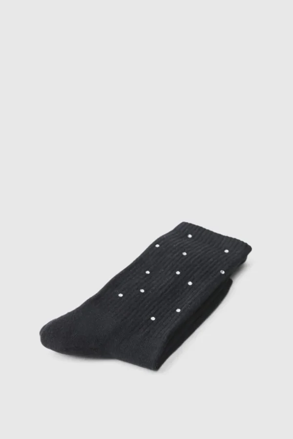 boohooMAN Rhinestone Socks | Underwear & Socks | Underwear & Socks