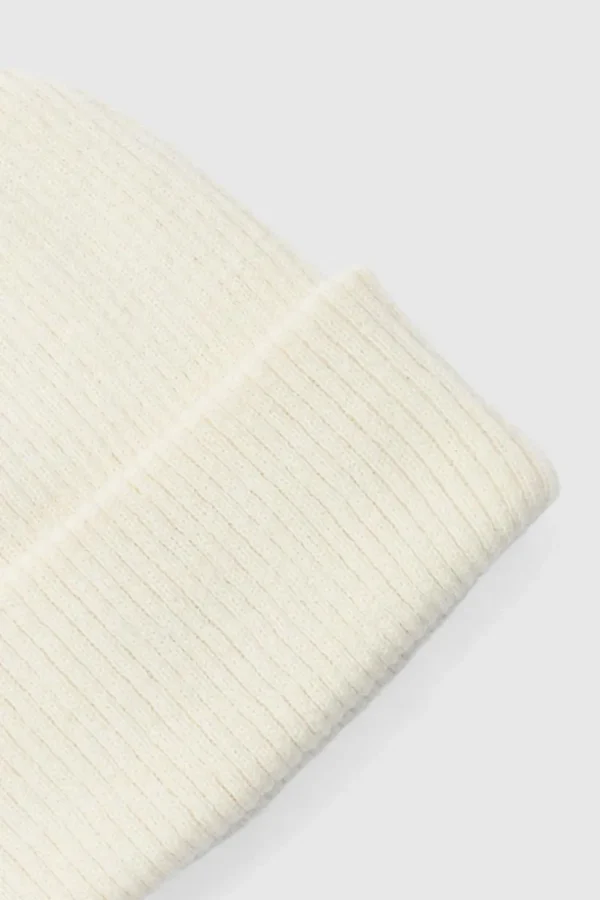 boohooMAN Ribbed Classic Beanie | Hats & Caps