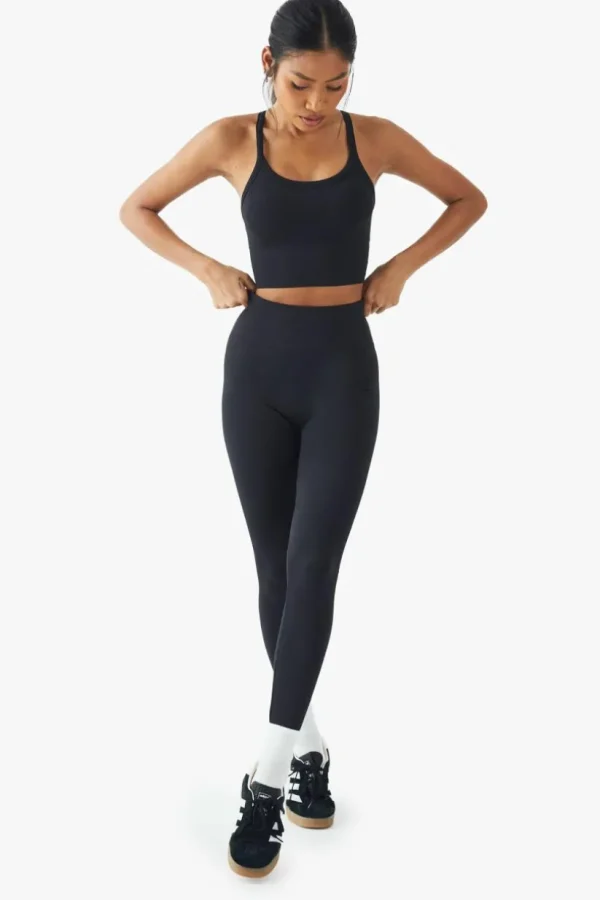 boohoo Seamless Rib Legging | Women Shirts | Foundation