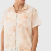 boohooMAN Short Sleeve Boxy Linen Look Tie Dye Shirt | Shirts | Going Out Shirts