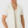 boohooMAN Short Sleeve Linen Shirt | Shirts | Going Out Shirts