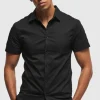 boohooMAN Short Sleeve Slim Fit Shirt | Shirts | Going Out Shirts