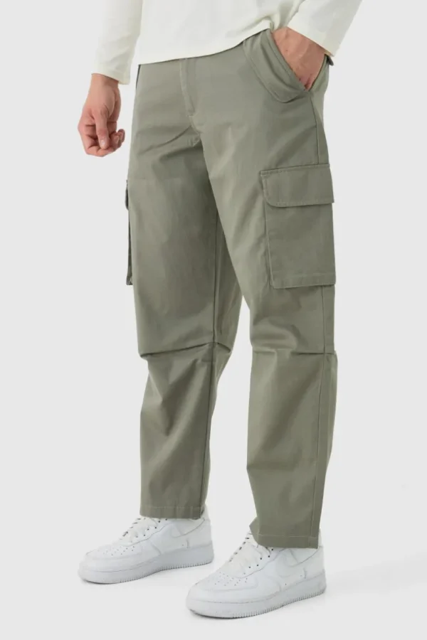 boohooMAN Skater Fit Ripstop Cargo Trousers | Trousers | Cargo Trousers