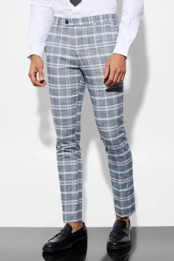 boohoo Skinny Check Suit | Sets & Coords