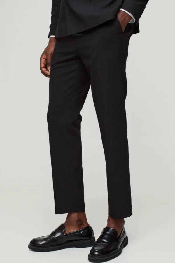 boohooMAN Skinny Cropped Suit Trousers | Suits Trousers | Going Out