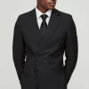 boohooMAN Skinny Double Breasted Suit Jacket | Suits & Tailoring | Suits & Tailoring