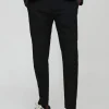 boohoo Skinny Fit Collarless Single Breasted Blazer & Suit Trousers Set | Sets & Coords | Suits Trousers