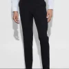 boohooMAN Skinny Fit Tuxedo Trouser | Suits & Tailoring | Suits & Tailoring