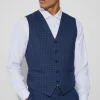 boohooMAN Slim Check Breasted Waistcoat | Suits & Tailoring | Suits & Tailoring