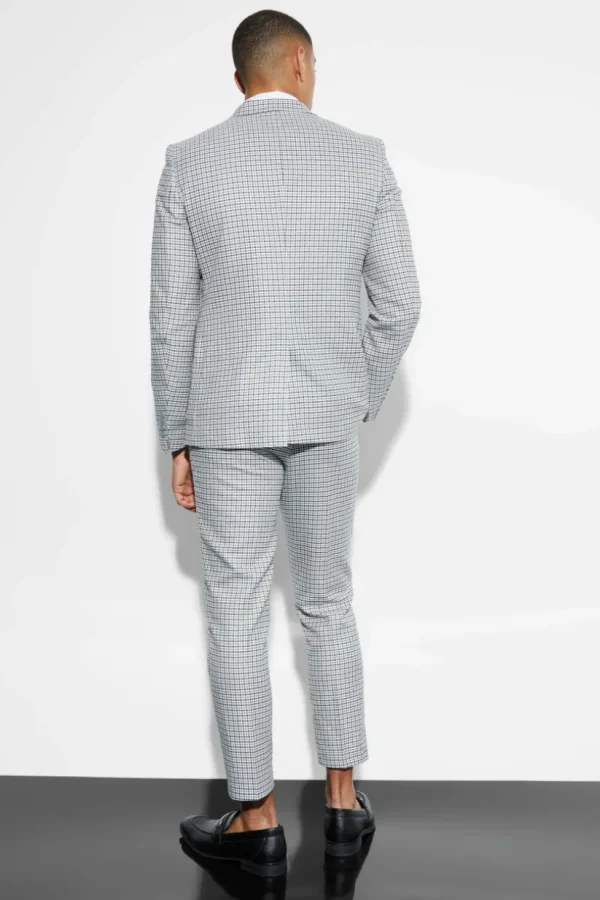 boohoo Slim Check Suit | Sets & Coords | Suits & Tailoring