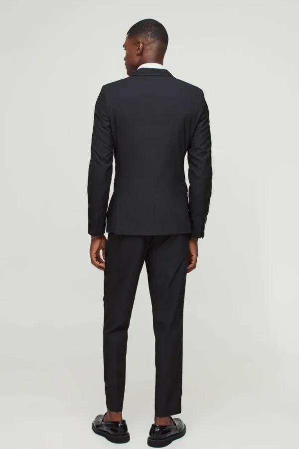 boohooMAN Slim Cropped Suit Trousers | Suits Trousers | Going Out Trousers