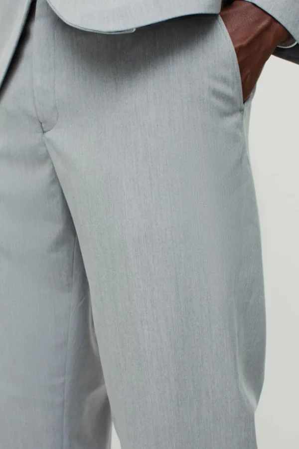 boohooMAN Slim Cropped Suit Trousers | Suits Trousers | Going Out