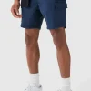 boohooMAN Slim Fit Elasticated Waist Cargo Shorts | Shorts