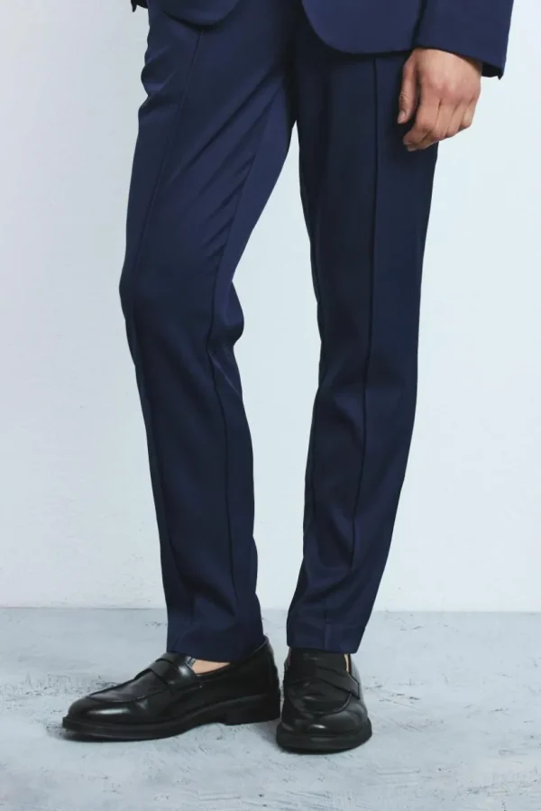 boohooMAN Slim Fixed Waist Tailored Trouser | Suits Trousers | Going Out