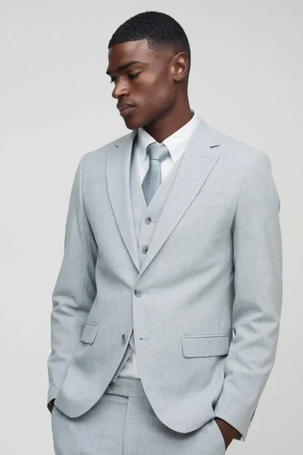 boohooMAN Slim Single Breasted Jacket | Suits & Tailoring | Suits & Tailoring