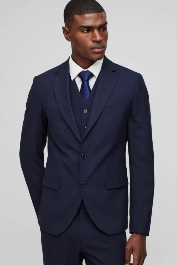 boohooMAN Slim Single Breasted Jacket | Suits & Tailoring | Suits & Tailoring