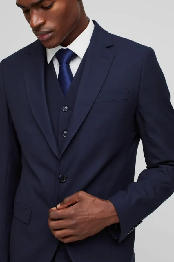 boohooMAN Slim Single Breasted Jacket | Suits & Tailoring | Suits & Tailoring