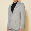 boohooMAN Slim Single Breasted Check Suit Jacket | Suits & Tailoring | Suits & Tailoring