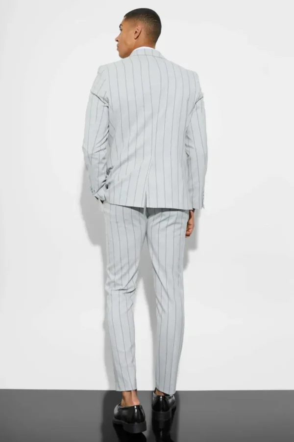 boohoo Slim Striped Suit | Sets & Coords | Suits & Tailoring