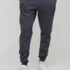 boohooMAN Slim Tapered Heavyweight Interlock Jogger | Joggers