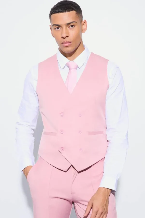 boohooMAN Slim Waistcoat | Suits & Tailoring | Suits & Tailoring