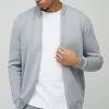 boohooMAN Smart Knitted Bomber Jacket | Going Out | Knitwear