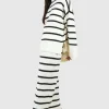 boohoo Soft Knit Stripe Jumper & Maxi Skirt Set | Women Shirts | Foundation