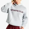 boohoo Sports Club Oversized Knitted Hoody | Women Shirts | Foundation