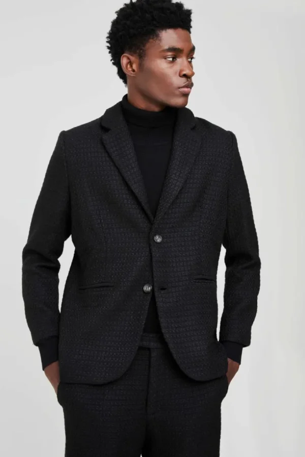 boohoo Straight Fit Boucle Suit | Suits & Tailoring | Suits & Tailoring