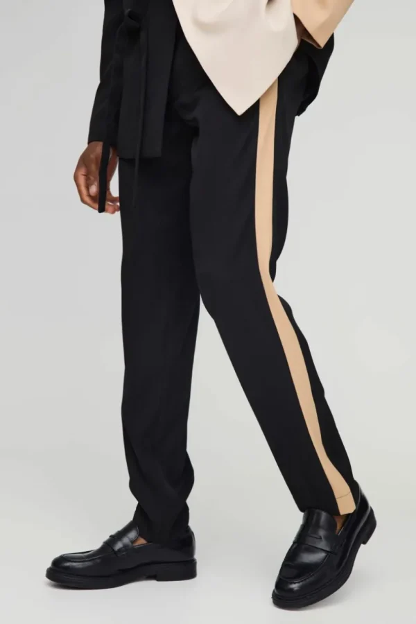 boohoo Straight Fit Cross Applique Blazer & Trouser | Sets & Coords | Suits Trousers