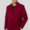 boohooMAN Straight Fit Cross Applique Blazer | Suit Blazers | Suits & Tailoring