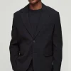 boohooMAN Straight Fit Pleated Blazer | Suit Blazers | Suits & Tailoring