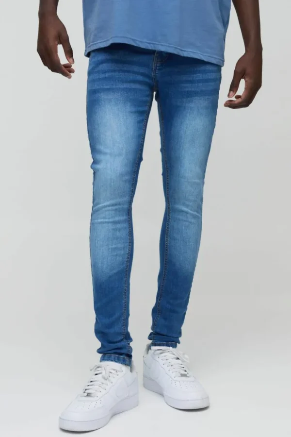 boohooMAN Super Skinny Stretch Jean In | Denim | Going Out Denim