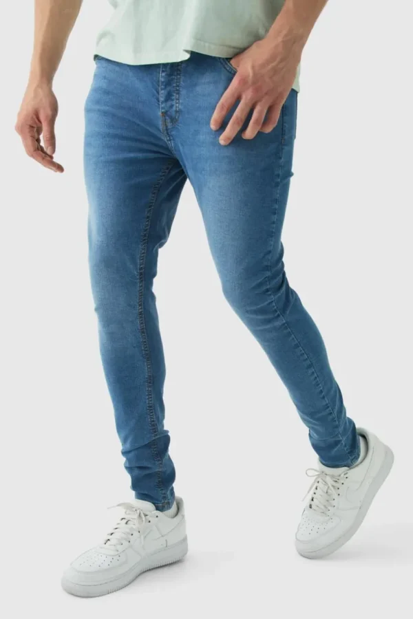 boohooMAN Super Skinny Stretch Jean In | Denim | Going Out Denim