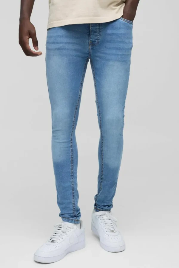 boohooMAN Super Skinny Stretch Jean | Denim | Going Out Denim