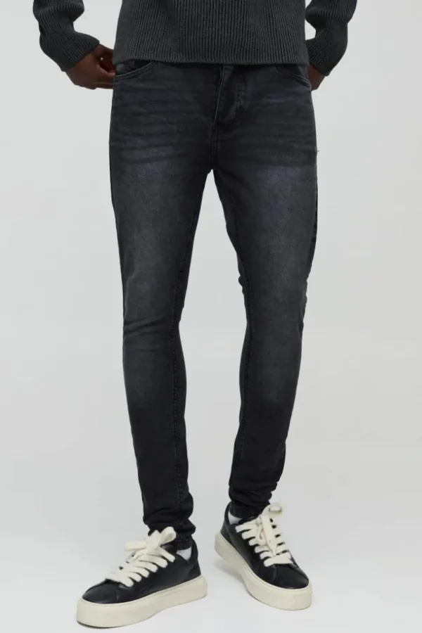 boohooMAN Super Skinny Stretch Jean | Going Out | Denim