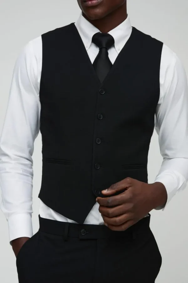 boohooMAN Super Skinny Waistcoat | Suits & Tailoring | Suits & Tailoring