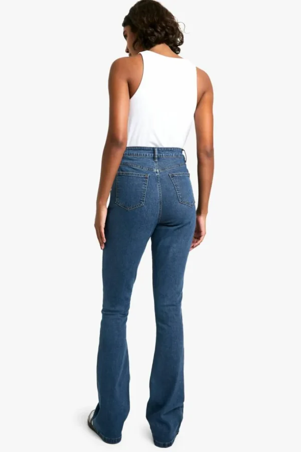 boohoo Tall Basics Flared Jeans | Women Shirts | Foundation