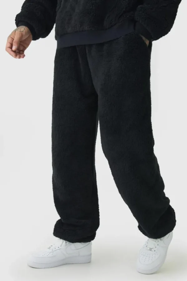 boohooMAN Tall Borg Oversized Jogger | Trousers | Joggers