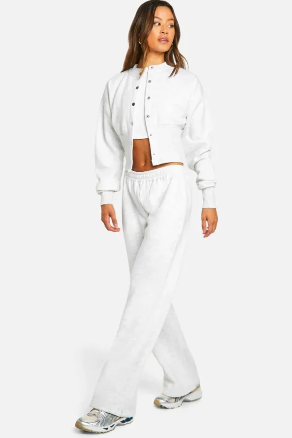 boohoo Tall Button Through Tracksuit | Women Shirts | Foundation