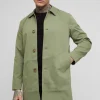 boohooMAN Tall Classic Contrast Panel Trench Coat | Man | Coats & Jackets