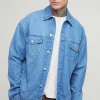 boohooMAN Tall Classic Oversized Denim Jacket | Man | Coats & Jackets